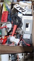 Multimeter and asst Electrical items