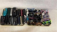 Lot of Sunglasses & Sunglass Cases