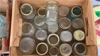 Box of Jars w/lids