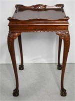 Antique Chippendale Style Ball & Claw Side Table