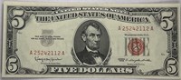 1963 Series $5 Red Seals - UNC