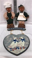 Gingerbread People & Welcome Sign