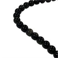 Natural Golden Obsidian 6mm 15.5 Inch Bead Strand