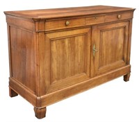 FRENCH PROVINCIAL SIDEBOARD SERVER, 19TH C.
