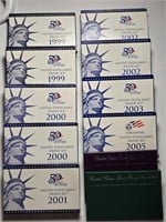 Var. Years 1987-2005 Proof Sets (11)