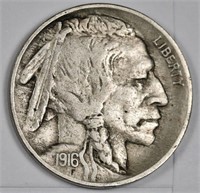 1916 Better Date Buffalo Nickel