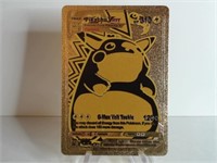 Pokemon Card Rare Gold Pikachu Vmax