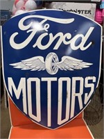 Ford Motors metal sign 19.5”x24”