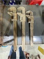 3 Crescent Wrenches