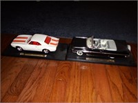 (2) Die cast car collector models:  1967