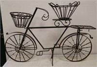 29"x48" Wrought Iron Garden Planter Bicycle