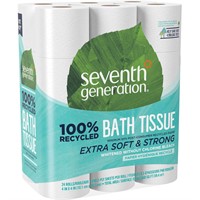 Seventh Generation 100% Recycled Bathroom Tissue,
