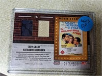 Katharine Hepbrun & Cary Grant Swatch Card