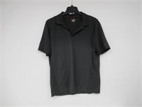 Karbon Men's XL Short Sleeve Polo Shirt, Black