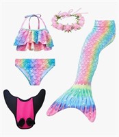 130cm size XICHONG Girls Mermaid Tail Swimsuit
