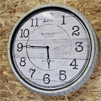 Baldauf Clock Co. Wall Clock