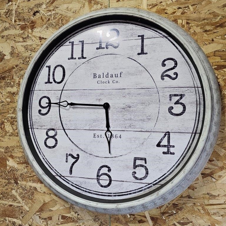 Baldauf Clock Co. Wall Clock