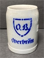 Vintage Oberbrän stone beer stein