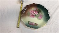 Wonderful 12 inch hand painted plate Bavaria