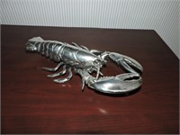 Silver Plated Lobster Table Decor
