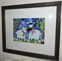Signed & No. Print "Ewe's the Best" by S. Walsh