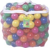 Pack of 200  Plastic Ball, Pit Balls – 6  Color