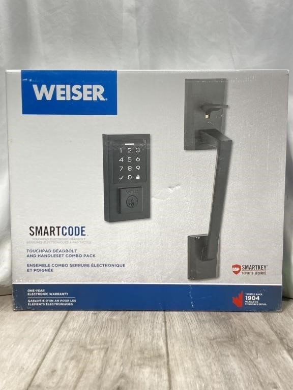 Weiser SmartCode Touchpad Electronic Deadbolt and