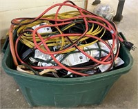 Lot of Various Extension Cords