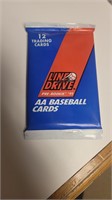 1991 Line Drive AA Baseball cards sealed pack