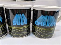 Star Trek 1983 Full Set Mug Collection (8)