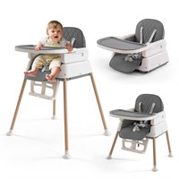 3-in-1 Convertible Baby Chair  Gray