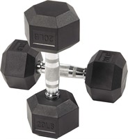 BalanceFrom 20LB Dumbbell Weight Set