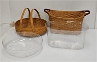 (2) Longaberger Baskets