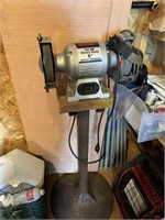 RYOBI BENCH GRINDER  ON STAND