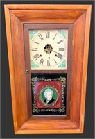 Seth Thomas Ogee Clock, Thomas Jefferson portrait