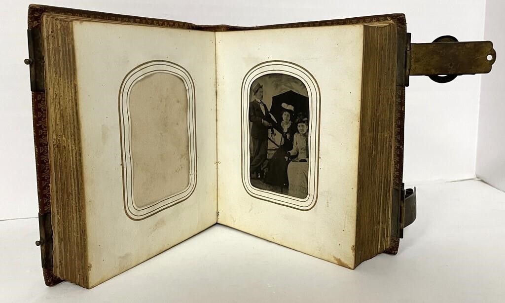 Antique Photo Album with Tin Types