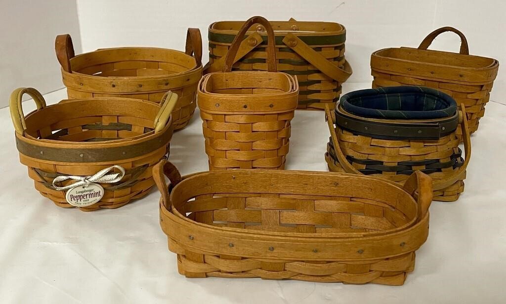 Seven Longaberger Baskets