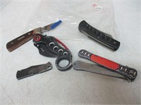 4 Knives Lot & 1 for Parts