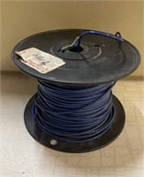 Used 500 ft  14 AWG Blue Strand Copper Colonial