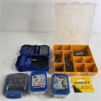 Drill Set, Allen Wrenches and screws