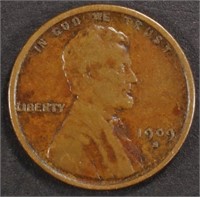 1909-S LINCOLN CENT XF