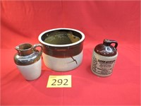 Vintage Salt Glaze Assorted Pottery