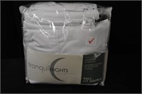 TRANQUIL NIGHTS DOUBLE SHEET SET - WHITE