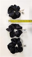 3 XL Faux Silk Satin Scrunchies