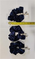 3 XL Faux Silk Satin Scrunchies