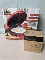 Pampered Chef Food Processor and Quesadilla Maker