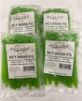 Secure Nylon Cable Ties, 4 New 100 Count