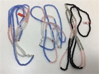 Assorted Kalifano sparkling bead strands.