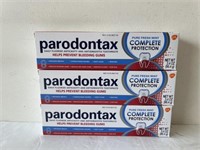 3 parodontax toothpastes 3oz