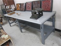 IRON BASE WORK BENCH-3 X 8